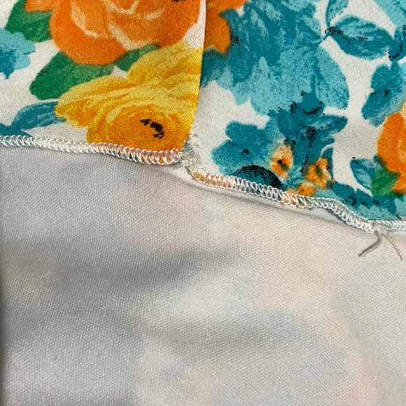 Lularoe Orange and blue Floral Maxi Women’s Skirt Size Medium - Picture 11 of 13